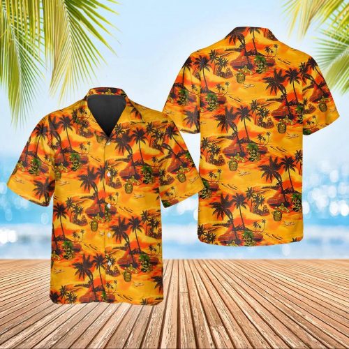Hot Summer Beach Skull Hawaiian Shirt Skull & Viking 3D  Clothing