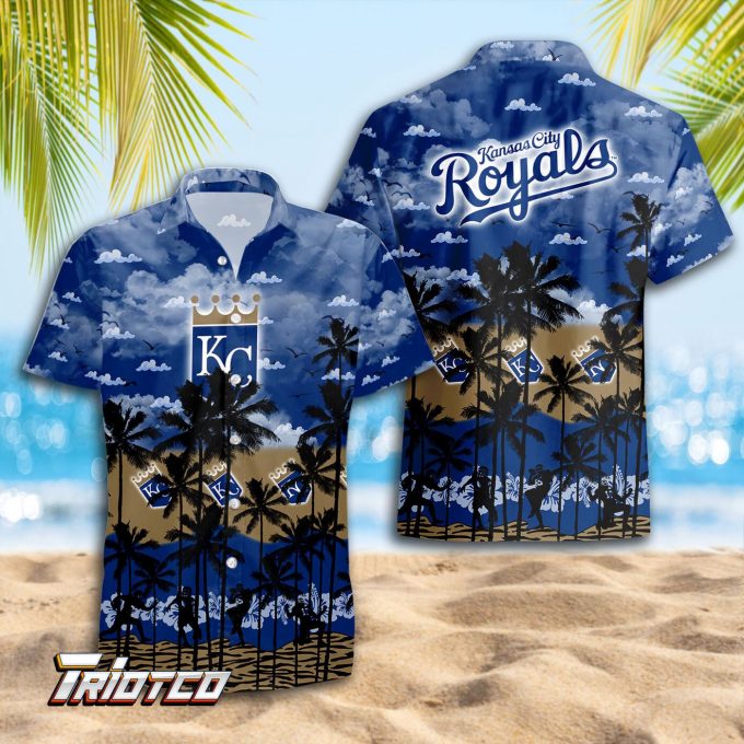 Kansas City Royals 3D Button Hawaiian Shirt – Trending Summer Gift for Men Dad Father