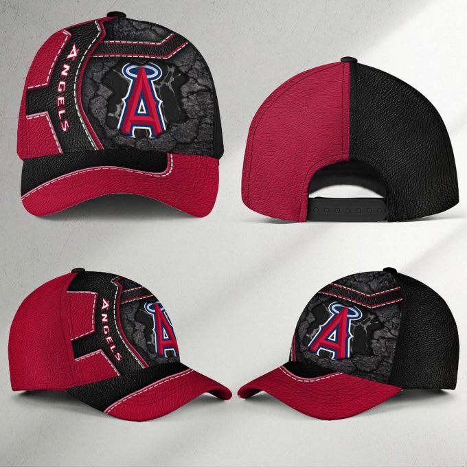Los Angeles Angels Classic Cap Gift for Men Dad Father, Leather Cap Gift for Men Women