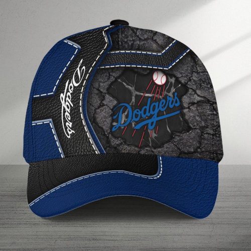 Los Angeles Dodgers Classic Cap Gift for Men Dad Father, Leather Cap Gift for Men Women
