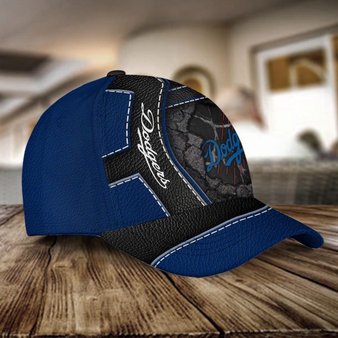 Los Angeles Dodgers Classic Cap Gift for Men Dad Father, Leather Cap Gift for Men Women