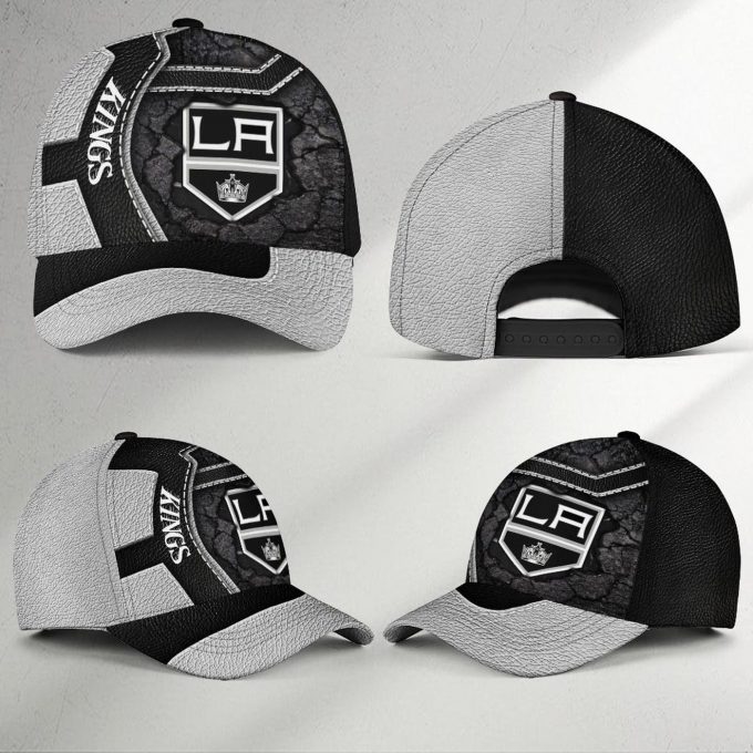 Los Angeles Kings Classic Cap Gift for Men Dad Father, Leather Cap Gift for Men Women