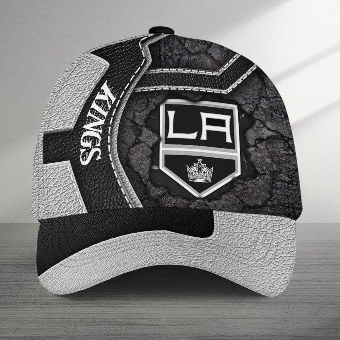 Los Angeles Kings Classic Cap Gift for Men Dad Father, Leather Cap Gift for Men Women