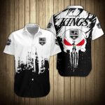 Los Angeles Kings Hawaiian Shirt Skull NHL Los Angeles Kings Aloha Shirt For Summer Vacation Los Angeles Kings Hockey Fan Gift Idea