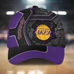 Los Angeles Lakers Classic Cap Gift for Men Dad Father, Leather Cap Gift for Men Women