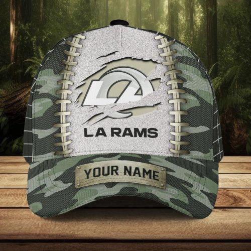 Los Angeles Rams Camo Hunting Classic Cap Gift for Men Dad Father Gift for Men Women
