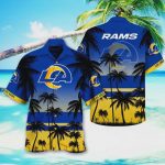 Los Angeles Rams NFL Coconut Tree New Design Hawaiian Shirt Gift for Men and Women