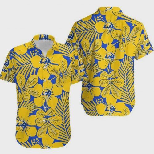 Los Angeles Rams NFL Flower Hawaiian Shirt Gift for Men and Women
