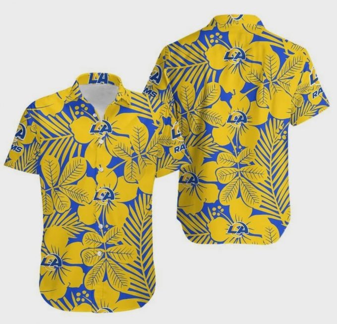 Los Angeles Rams NFL Flower Hawaiian Shirt Gift for Men and Women