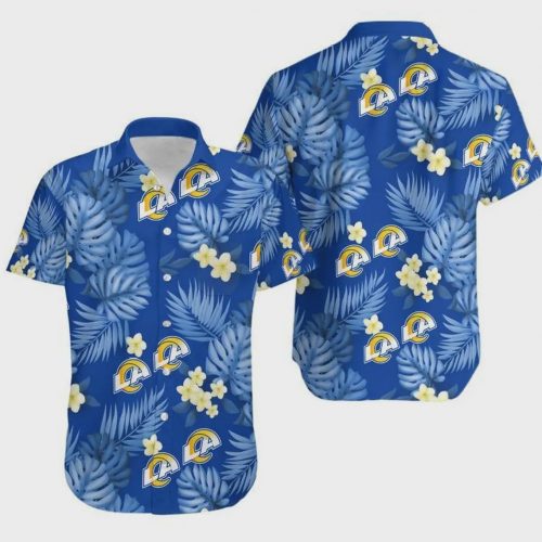 Los Angeles Rams NFL Summer Aloha Hawaiian Shirt Gift for Men and Women