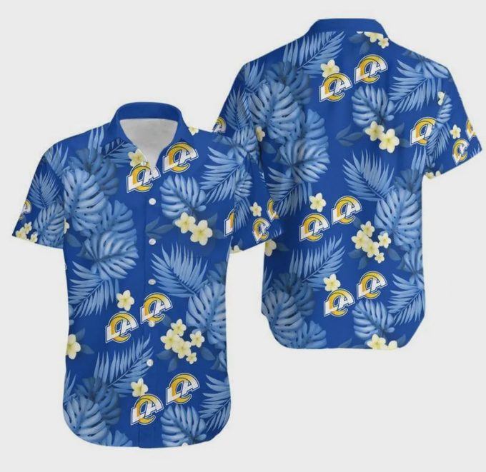 Los Angeles Rams NFL Summer Aloha Hawaiian Shirt Gift for Men and Women