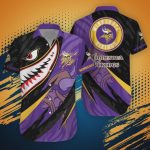 Minnesota Vikings NFL Shark Summer Hawaiian Shirt Gift for Men and Women