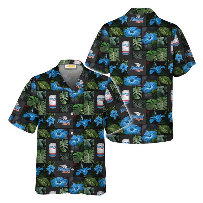 Tropical Hibiscus Flower Hawaiian Shirt – Natural Light Aloha Shirt for Men & Women Perfect Summer Holiday Gift Idea!