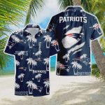 New England Patriots NFL Palm Tree Pattern Hawaiian Shirt Gift for Men and Women