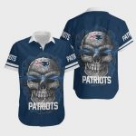 New England Patriots Sugar Skull NFL Hawaiian Shirt Gift for Men and Women