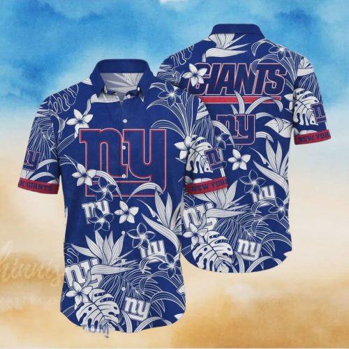 News Yorks Giants NFL Flowers Unique Gift For Fan Hawaiian Shirt Gift for Men and Women