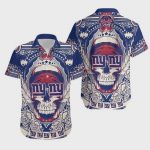 News Yorks Giants Skull NFL Hawaiian Shirt Gift for Men and Women