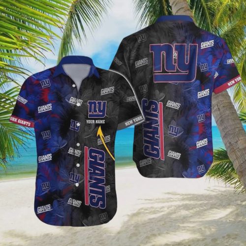 Personalizeds News Yorks Giants NFL Leaves Tropical Hawaiian Shirt Gift for Men and Women