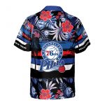Philadelphia 76ers 3D Button 3D Button Hawaiian Shirt Gift for Men Dad Father Gift for Men Dad Father V55
