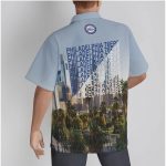 Philadelphia 76ers City Art 3D 3D Button 3D Button Hawaiian Shirt Gift for Men Dad Father Gift for Men Dad Father