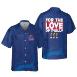Philadelphia 76ers Symbol For The Love Of Philly 3D 3D Button 3D Button Hawaiian Shirt Gift for Men Dad Father Gift for Men Dad Father