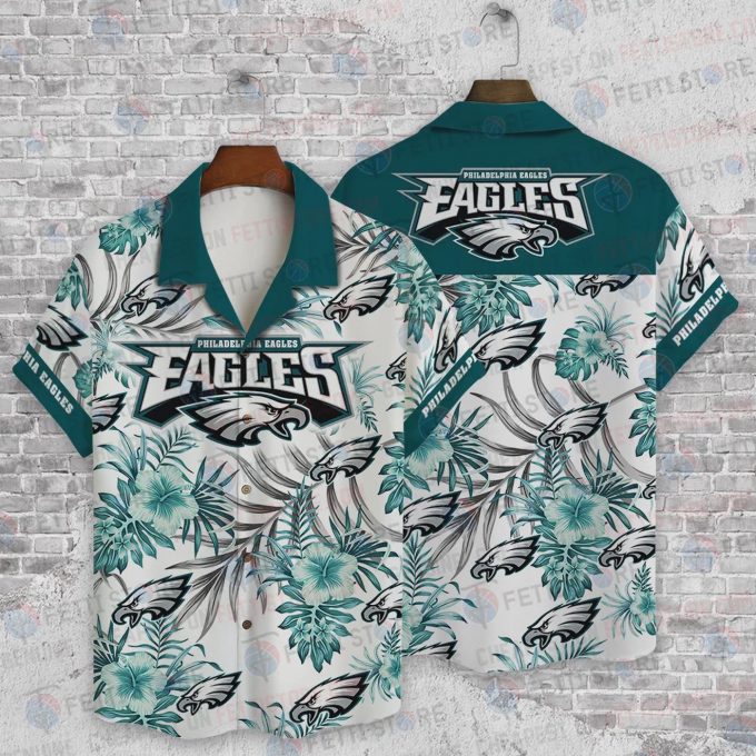 Philadelphia Eagles NFL Pattern Hawaiian Shirt Gift for Men and Women