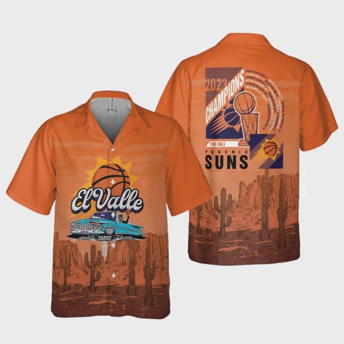 Phoenix Suns Hawaiian Shirt – Aloha NBA Desert Cruiser: Stylish & Perfect Gift