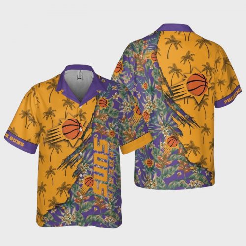 Phoenix Suns Tropical Blaze Hawaiian Shirt – Ultimate NBA Fan Gift
