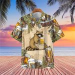 Racoon & Beer Hawaiian Shirt: Funny Summer Gift for Beach Lovers