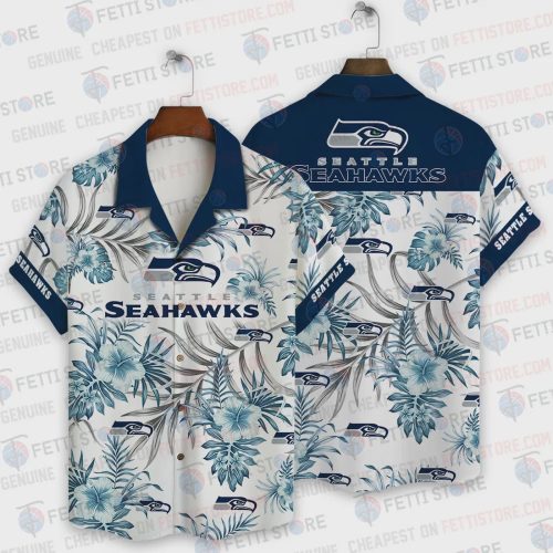 Seattle Seahawks NFL Pattern Hawaiian Shirt Gift for Men and Women