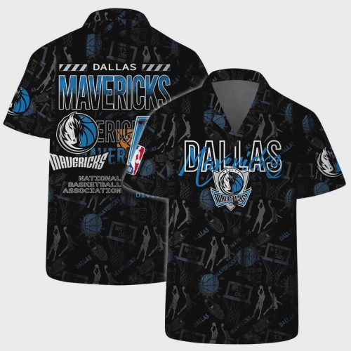 Shop the Stylish Dallas Mavericks Hawaiian Shirt - Perfect for Basketball Fans!