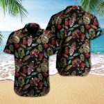 Skull Rose Hawaiian Shirt Aloha Summer Gift For Men Women