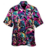Star Wars Synthwave Hawaiian Shirt