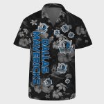Stylish Dallas Mavericks Floral Blackout Hawaiian Shirt – Aloha Shirt