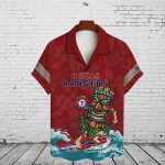 Texas Rangers 2023 AOP 3D Button 3D Button Hawaiian Shirt Gift for Men Dad Father Gift for Men Dad Father V15