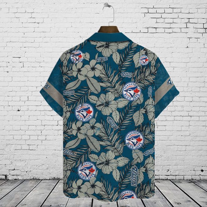 Toronto Blue Jays 2023 AOP 3D Button 3D Button Hawaiian Shirt Gift for Men Dad Father Gift for Men Dad Father V16