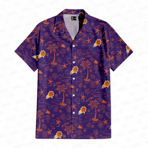 Ultimate Style: Phoenix Suns Aloha Shirt – Tropical Breeze Perfect NBA Gift!