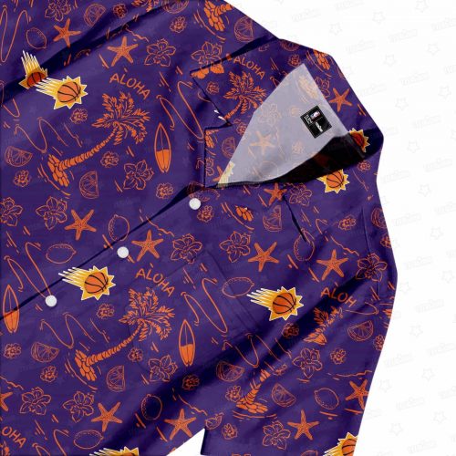 Ultimate Style: Phoenix Suns Aloha Shirt – Tropical Breeze Perfect NBA Gift!
