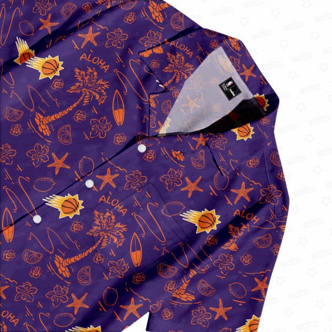 Ultimate Style: Phoenix Suns Aloha Shirt – Tropical Breeze Perfect NBA Gift!