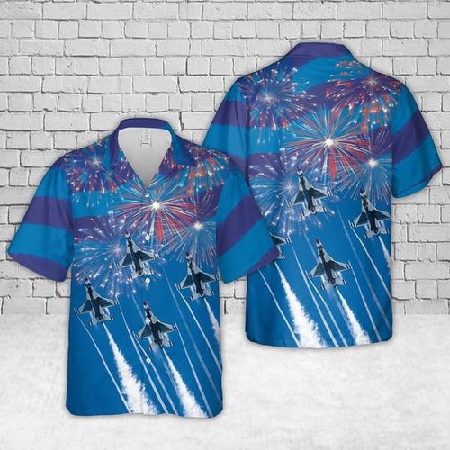 United States Air Force Thunderbirds 4Th Of July Trendy Hawaiian Shirt