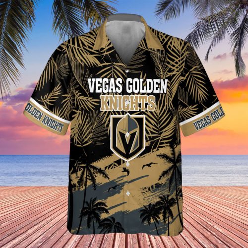 Vegas Golden Knights 2023 AOP 3D Button 3D Button Hawaiian Shirt Gift for Men Dad Father Gift for Men Dad Father SH1NHFI