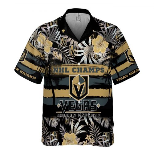 Vegas Golden Knights 2023 AOP 3D Button 3D Button Hawaiian Shirt Gift for Men Dad Father Gift for Men Dad Father V8