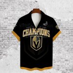 Vegas Golden Knights Champions Stanley Cup 2023 3D 3D Button 3D Button Hawaiian Shirt Gift for Men Dad Father Gift for Men Dad Father