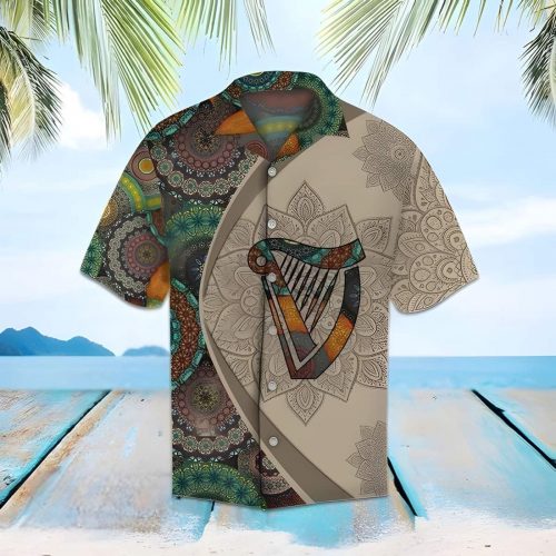 Vintage Guinness Hawaiian Shirt: Colorful Mandala Pattern Beer Aloha Shirt for Men & Women – Perfect Summer Gift