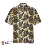 Vintage Nautical Scuba Diving Hawaiian Shirt