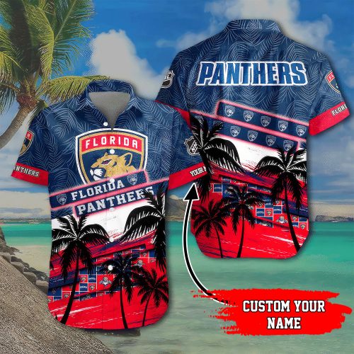 Custom Florida Panthers NHL Hawaiian Shirt – Personalized Fan Gear