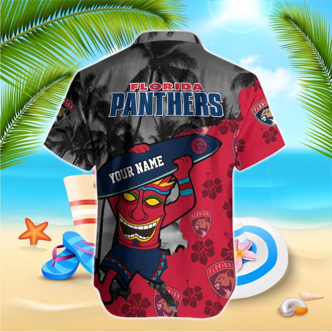 Florida Panthers NHL Hawaiian Shirt Custom T-38175