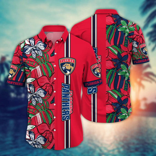 Florida Panthers NHL Flower Hawaii Shirt & Tshirt for Fans – Summer Football Shirts NA49359