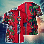 Florida Panthers NHL Flower Hawaii Shirt & Tshirt for Fans – Summer Football Shirts NA49359