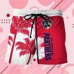 Florida Panthers Custom NHL Men s Short Sleeve Hawaii Shirt – T-34866
